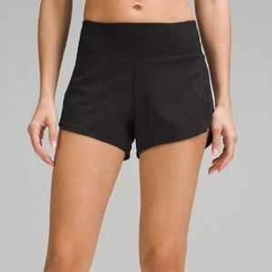 lululemon Speed Up Shorts Black Long 4” Inseam